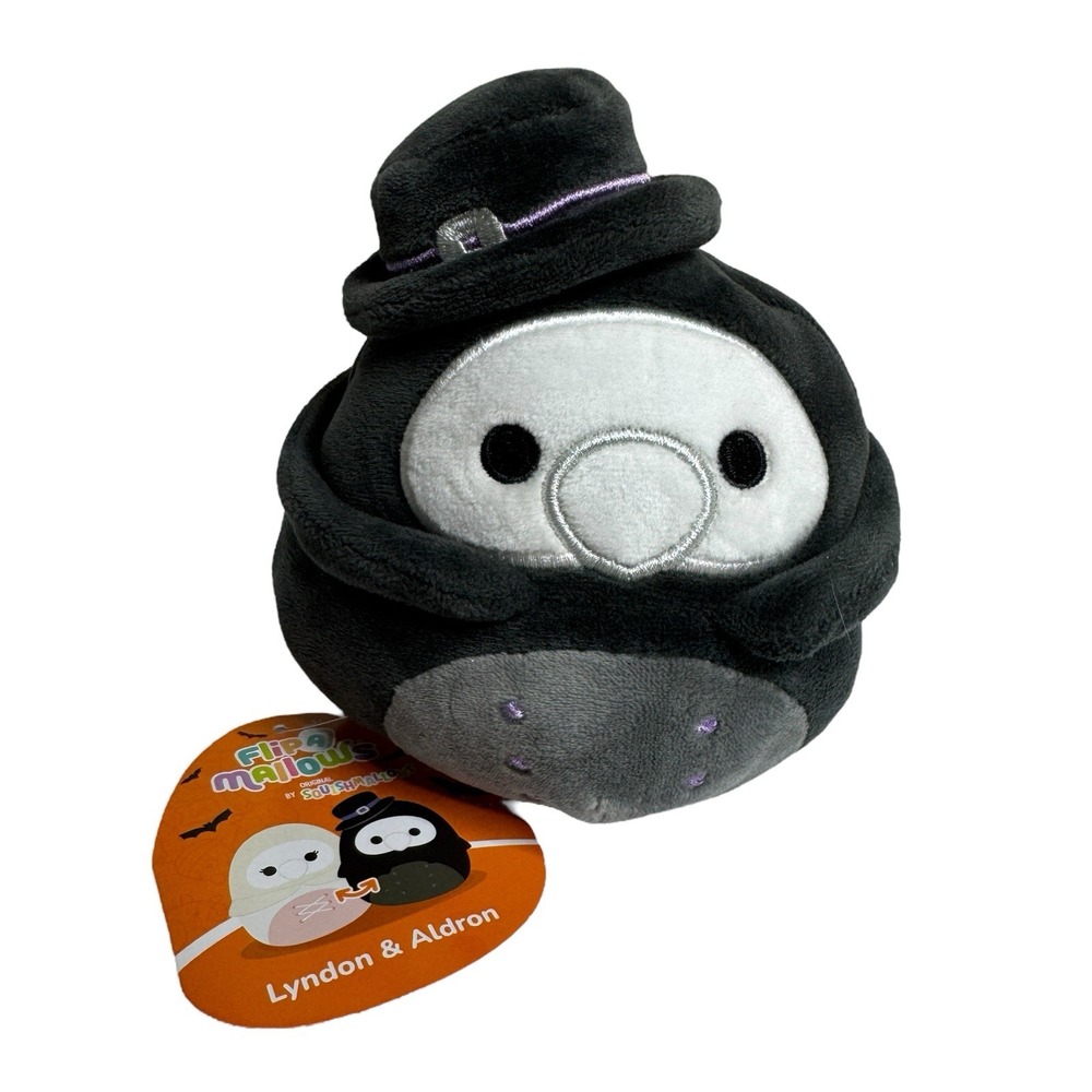 Squishmallows Lyndon Aldron Flip a Mallow Plague Dr Halloween Plush Stuffed Toys